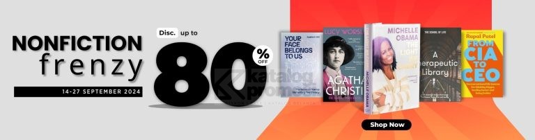 Periplus NONFICTION FRENZY! Diskon hingga 80%