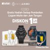 Promo Bligold x Bliwatches di Blibli dapatkan GRATIS HADIAH untuk Pembelian Logam Mulia dan Jam Tangan