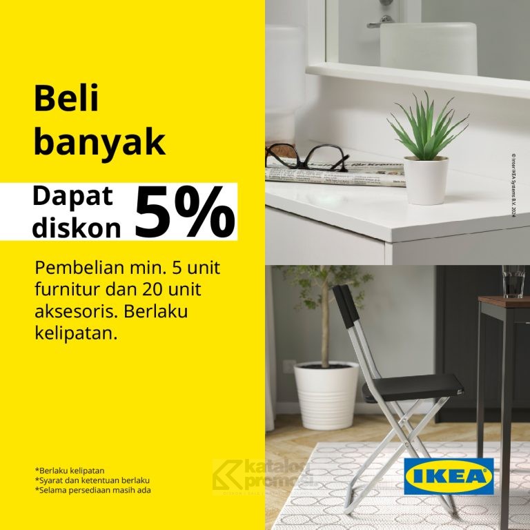 Promo IKEA BELI BANYAK DAPAT DISKON 5%