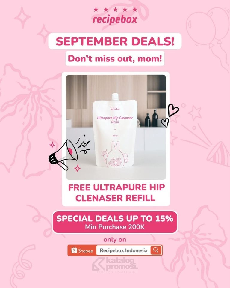 Recipebox September Deals di Shopee dapatkan Diskon dan Hadiah Gratis