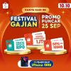 Shopee Festival Gajian PROMO PUNCAK 25 SEP! Gratis Ongkir Rp0 dan Diskon Langsung 1 Juta