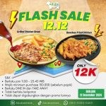 Promo FLASH SALE 12.12 Abuba Steak Grilled Chicken Steak & Boneless Fried Chicken cuma 12K!