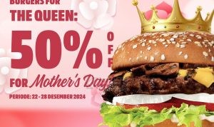 Promo Carl’s Jr Special Mother’s Day - Diskon 50% untuk Semua Menu Everyday & Signature Burger