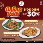 Promo CHOPSTIX GAJIAN DEALS - DISKON 30% untuk SIDE DISH*