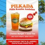 Promo CIRCLE K Special PILKADA Kombo Burger + Minuman Cuma Rp 18 Ribu*