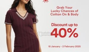 Promo Cotton On Body Sale up to 40% OFF*