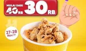 Promo CUPBOP Harga Special PILKADA Mentai Selected Menu Cuma 30rb aja!