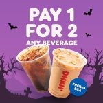 PROMO DUNKIN DONUTS BCA - PAY 1 FOR 2 ANY BEVERAGES dengan menggunakan BCA