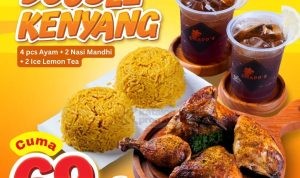 Promo EMADO'S SHAWARMA DOUBLE KENYANG - Paket Makan Berdua cuma Rp. 69RB