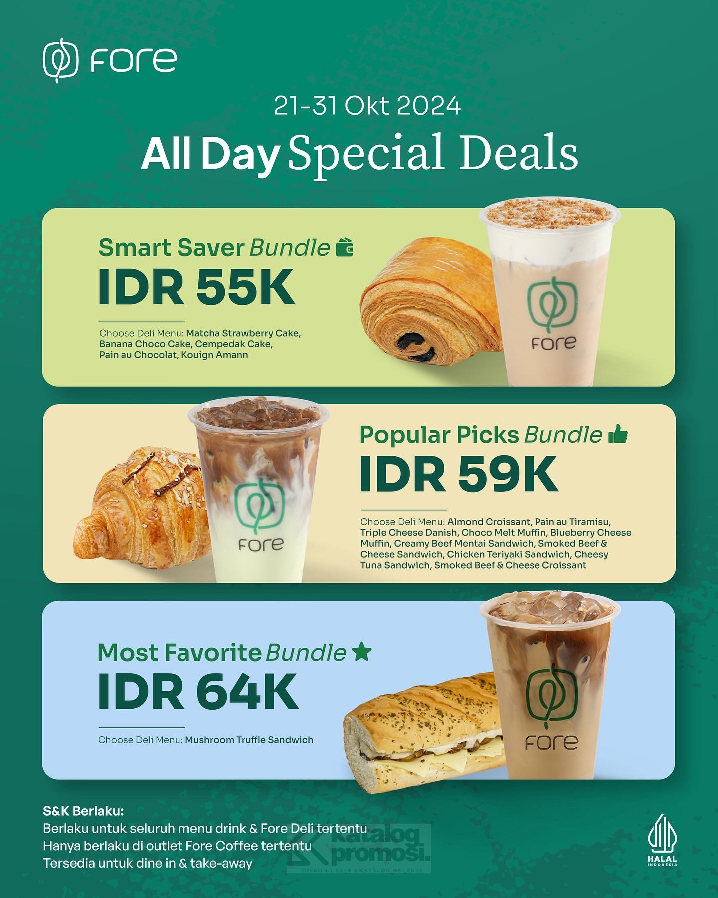 Promo Fore Coffee All Day Special Deals! Bundle Spesial mulai dari Rp. 55K