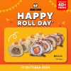 Promo GENKI SUSHI HAPPY ROLL DAY - DISKON 50% untuk MENU FAVORIT*