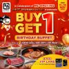 Promo Re-Opening GYUKAKU AEON MALL BSD CITY Buy 1 Get 1 Birthday Buffet*