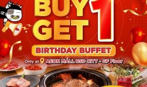 Promo Re-Opening GYUKAKU AEON MALL BSD CITY Buy 1 Get 1 Birthday Buffet*