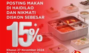 Promo Pilkada Haidilao Diskon 15%