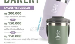 Promo HOLLAND BAKERY Exclusive Tumbler Limited Edition 2025