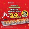 Promo ICHIBAN SUSHI Special Anniversary Treats Chicken Mentai Roll hanya Rp2.900*