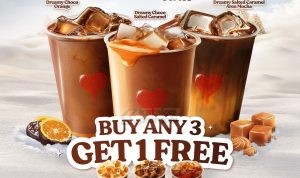 Promo Kopi Kenangan Dreamy Choco Series Buy 3 Get 1 Free*