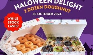 Promo KRISPY KREME HALLOWEEN DELIGHT - Harga Spesial 2 Dozen Doughnut cuma Rp 100.000*