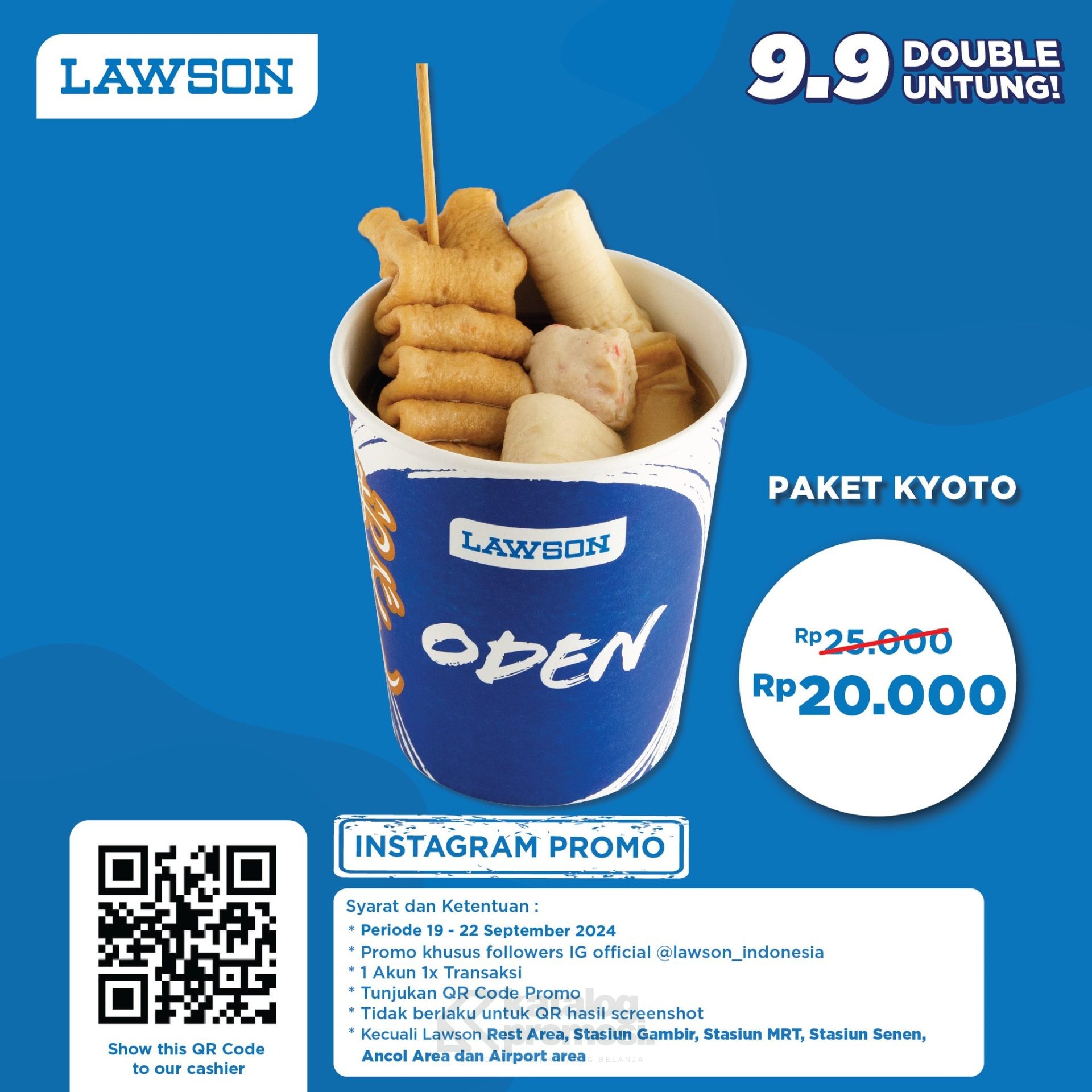 Promo LAWSON INSTAGRAM SPECIAL Paket Oden Kyoto cuma Rp. 20.000