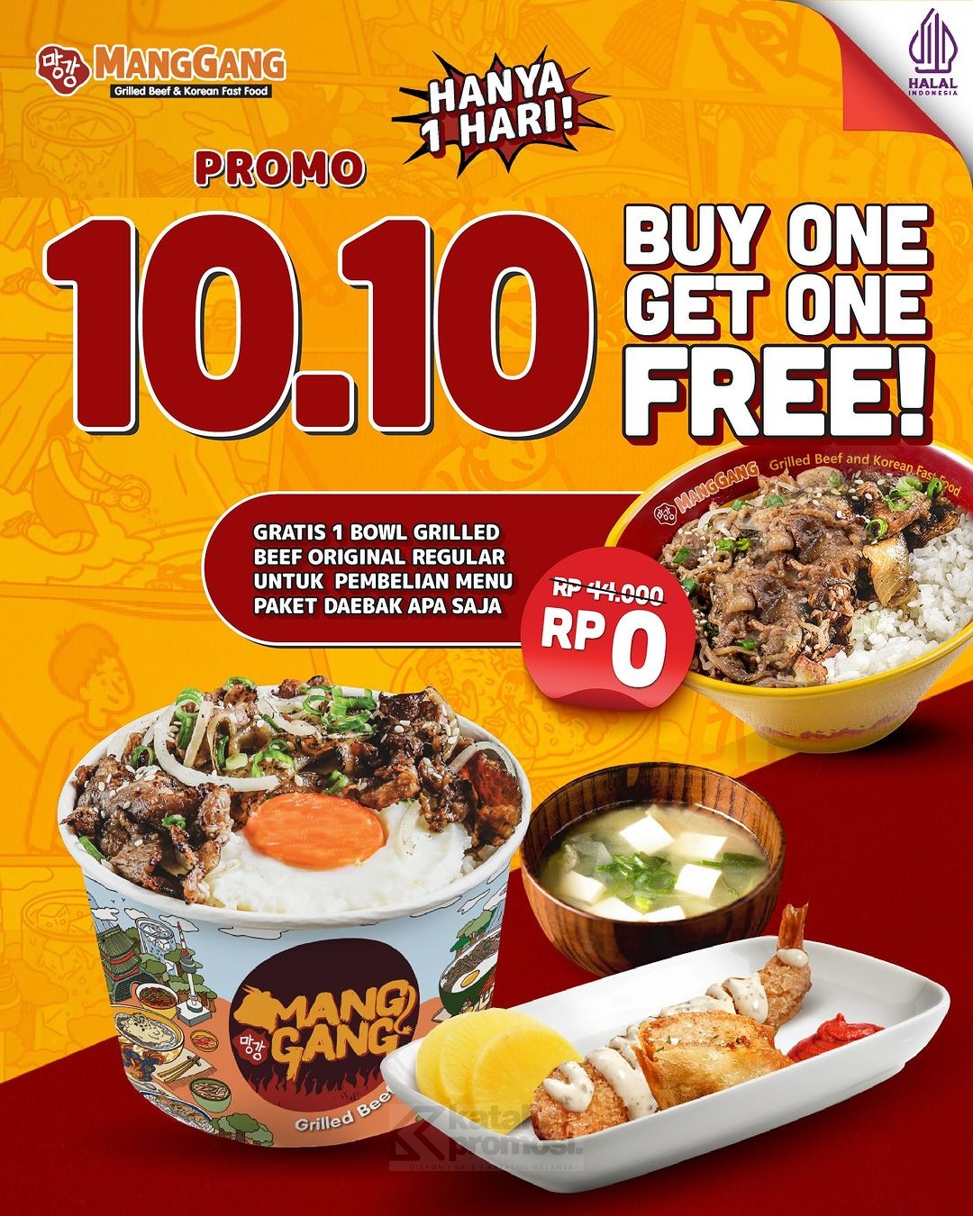 Promo MANGGANG SPESIAL 10.10 – BUY 1 GET 1 FREE*