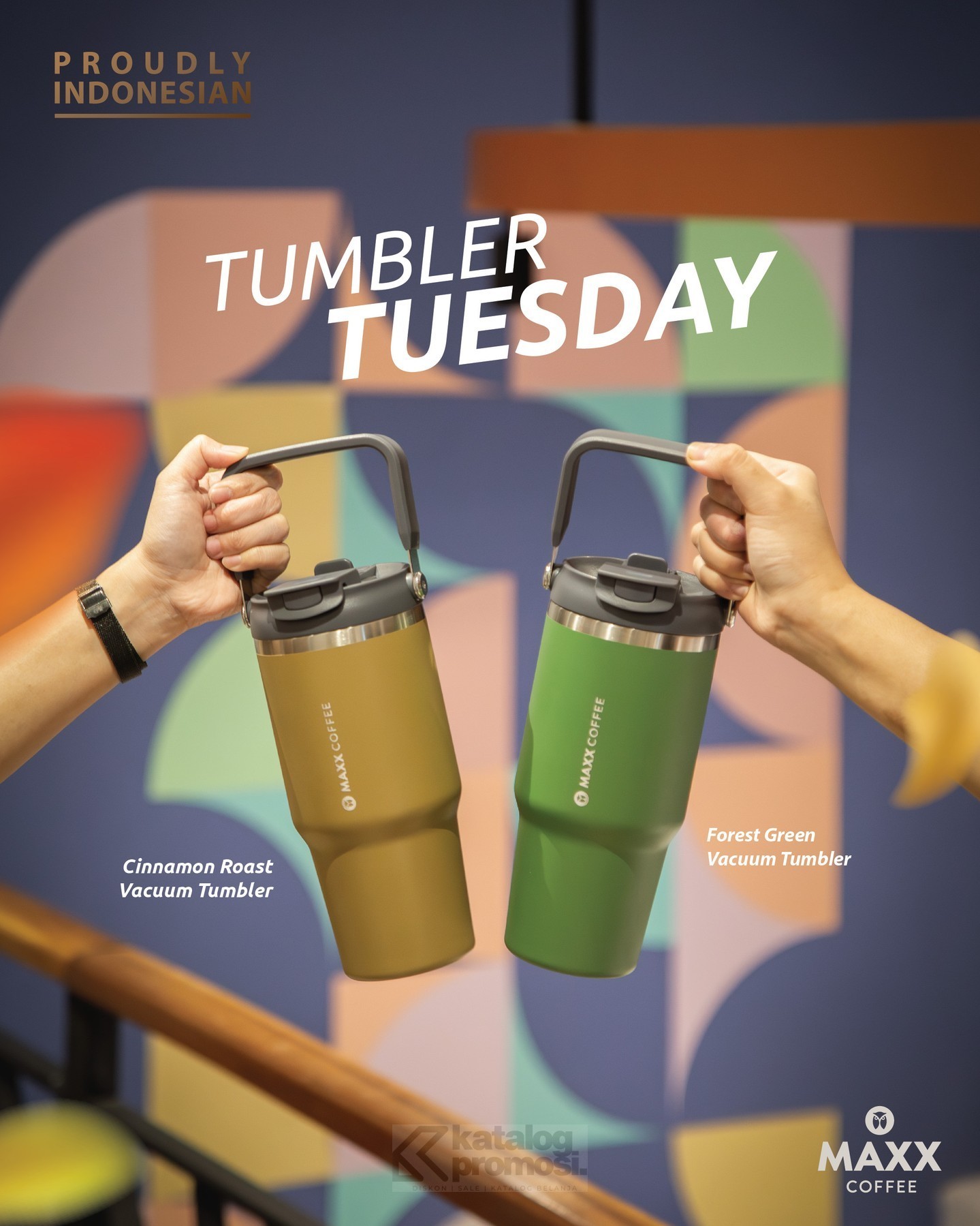 Promo MAXX COFFEE TUMBLER TUESDAY - DISKON 50% Minuman dengan menggunakan Tumbler Maxx Coffee