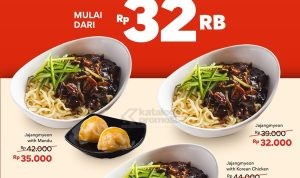 Promo MUJIGAE SHOPEEFOOD Menu Jajangmyeon Mulai Rp 32.000