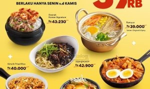 Promo MUJIGAE SPESIAL 11.11! SEMUA MENU SERBA Rp. 37RIBU