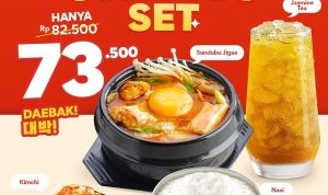 Promo MUJIGAE SUNDUBU SET Hanya Rp 73.500*