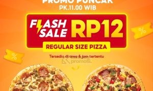 Promo PHD SHOPEEFOOD FLASH SALE 12.12 - BELI REGULAR SIZE PIZZA cuma Rp. 12,-