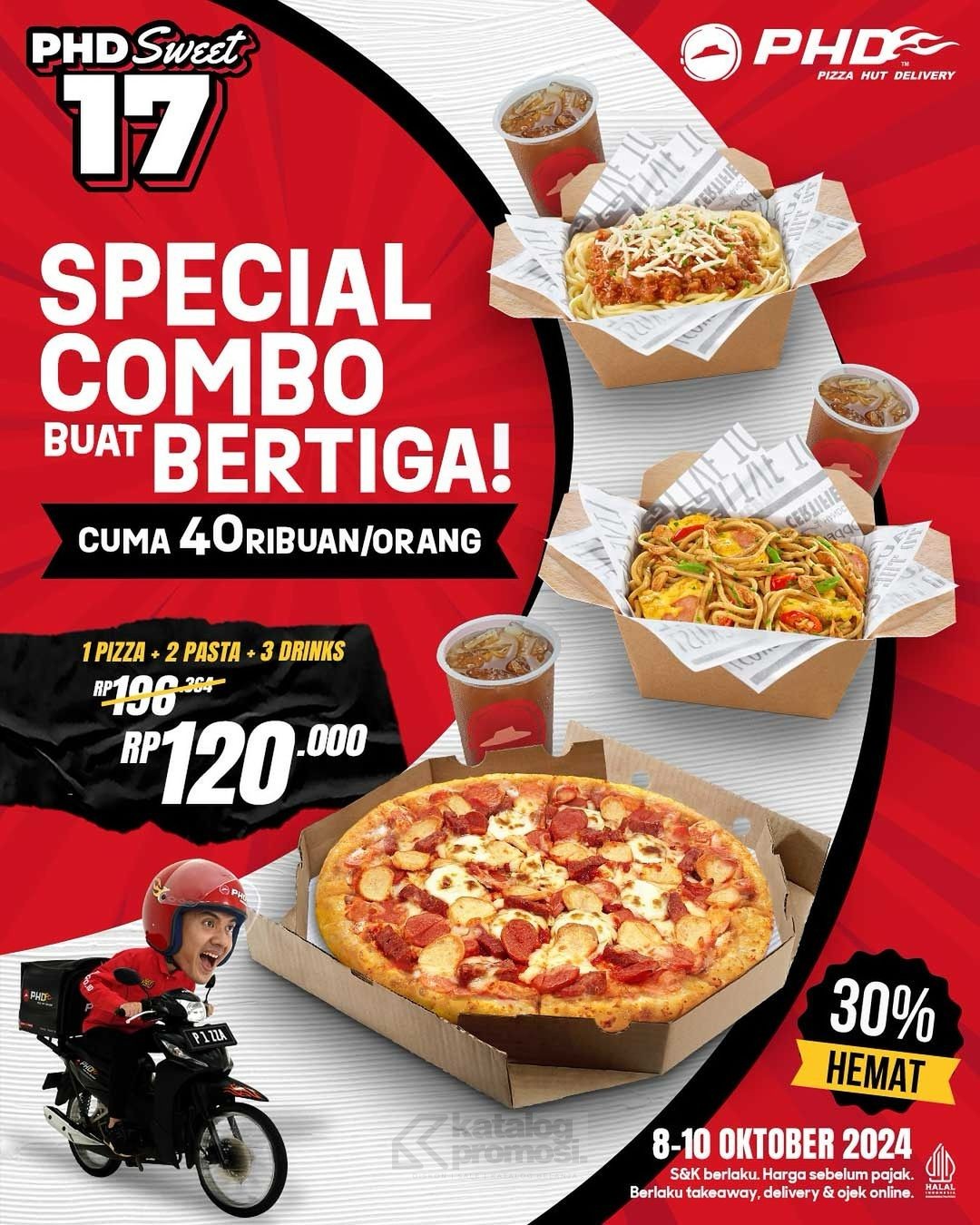 Promo PHD SWEET 17! SPECIAL COMBO BUAT BERTIGA cuma Rp. 120.000