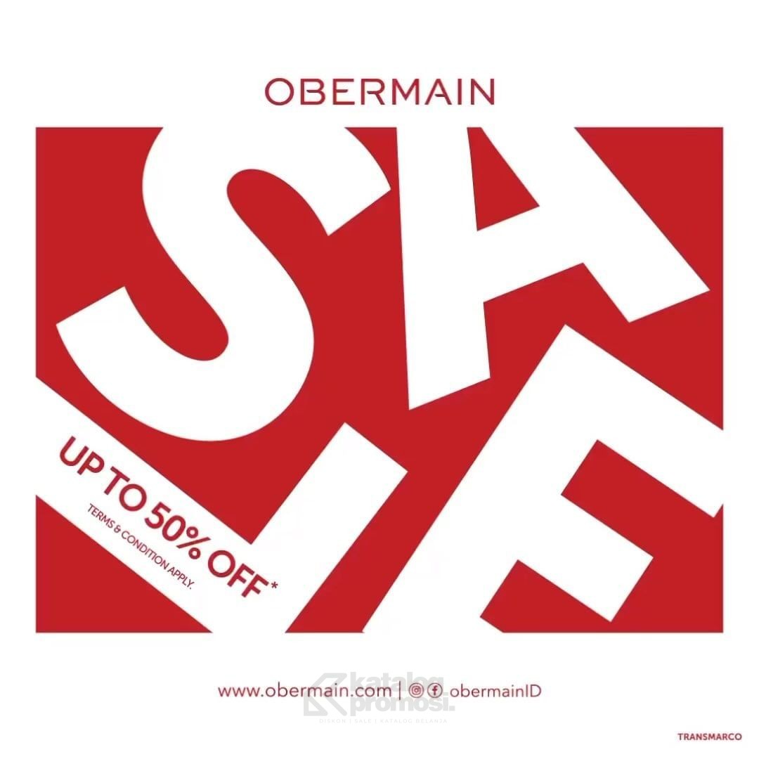 Promo OBERMAIN SALE up to 50% off