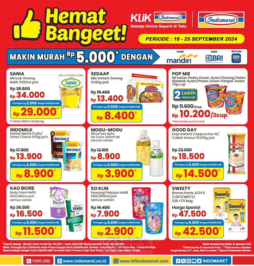 PROMO INDOMARET Hemat Bangeet! 19-25 SEPTEMBER 2024