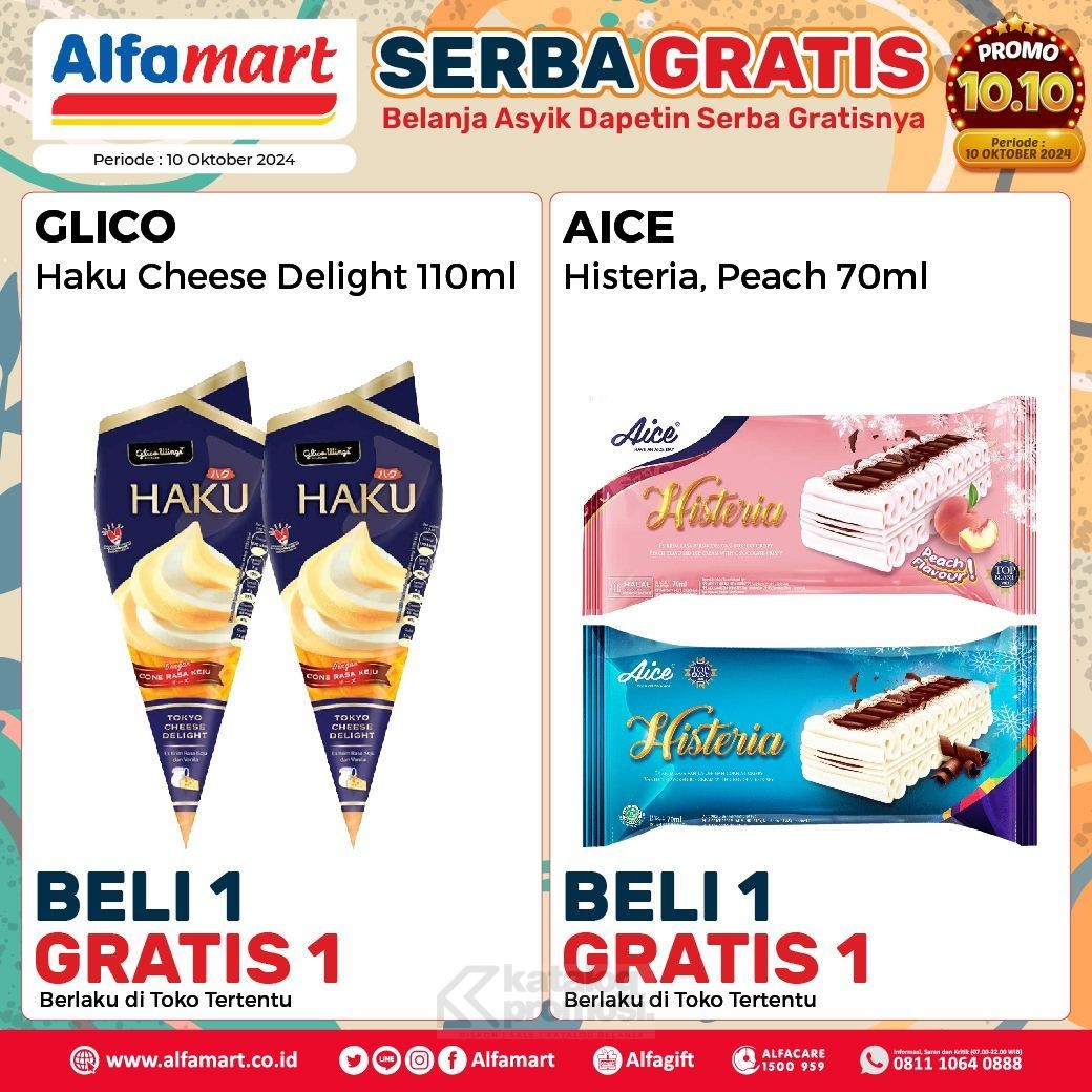 Promo ALFAMART 10.10 Beli 1 Gratis 1 dan Harga Spesial serba 10RIBU