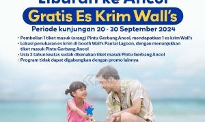 Promo Ancol GRATIS Es Krim Wall’s