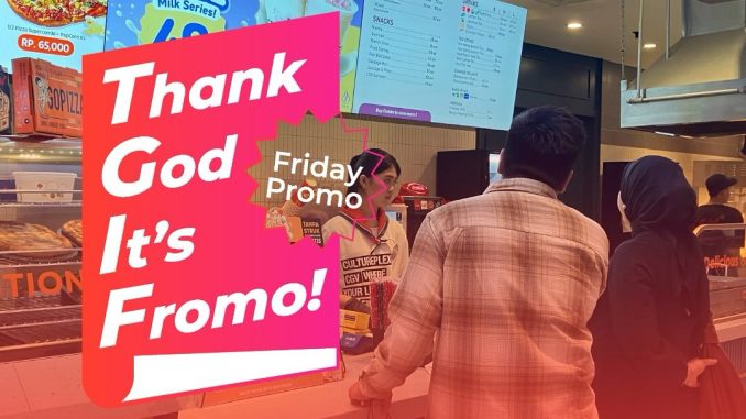 Promo CGV Hemat Weekend berlaku 2–8 Mei 2025 untuk semua outlet dengan detail di halaman promotion aplikasi CGV.