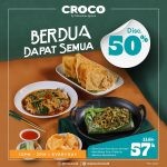 Promo Croco Happy Hour Makan Siang Berdua Cuma 50ribuan