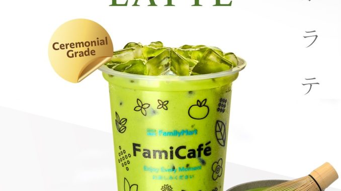 Promo FamilyMart FamiCafé Matcha Latte terbaru ceremonial grade dari Nishio Jepang