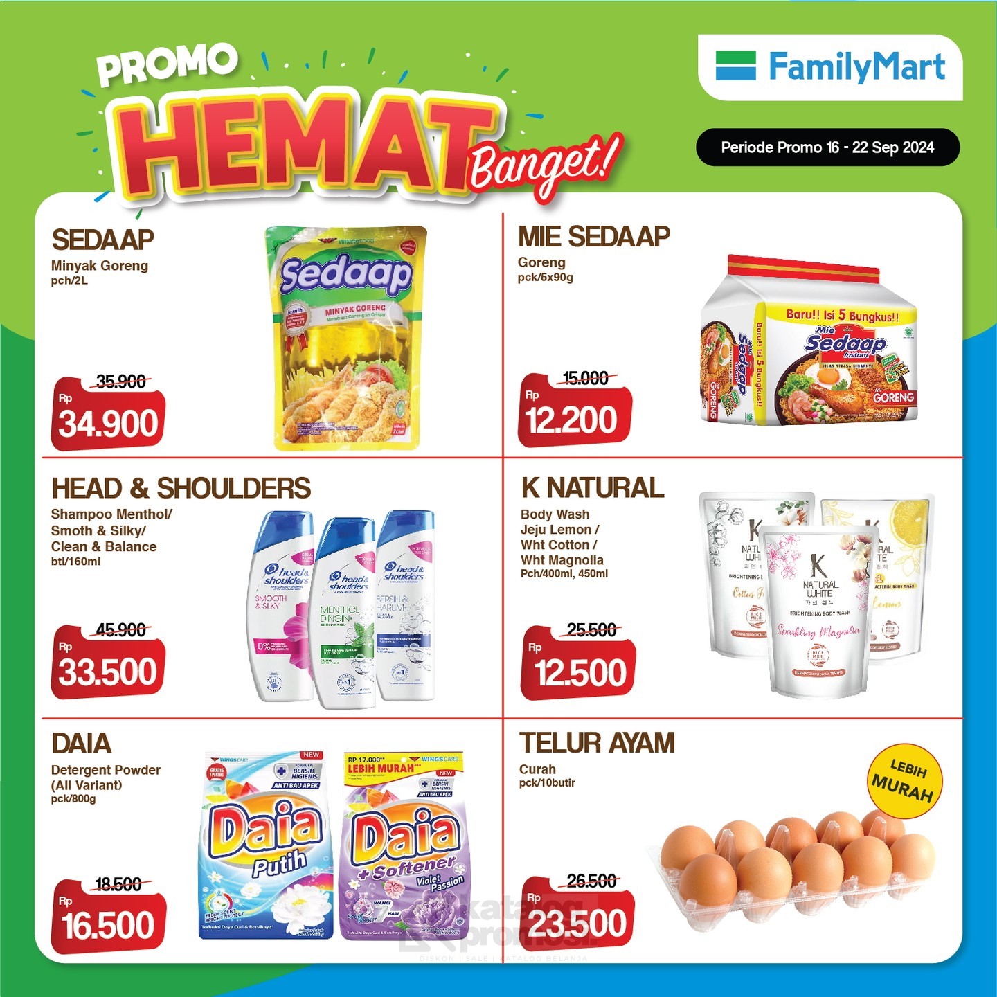 PROMO FAMILYMART HEMAT BANGET MINGGUAN periode 16-22 September 2024