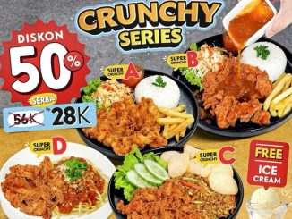 promo GiggleBox Super Crunchy free ice cream mulai Rp28 ribu