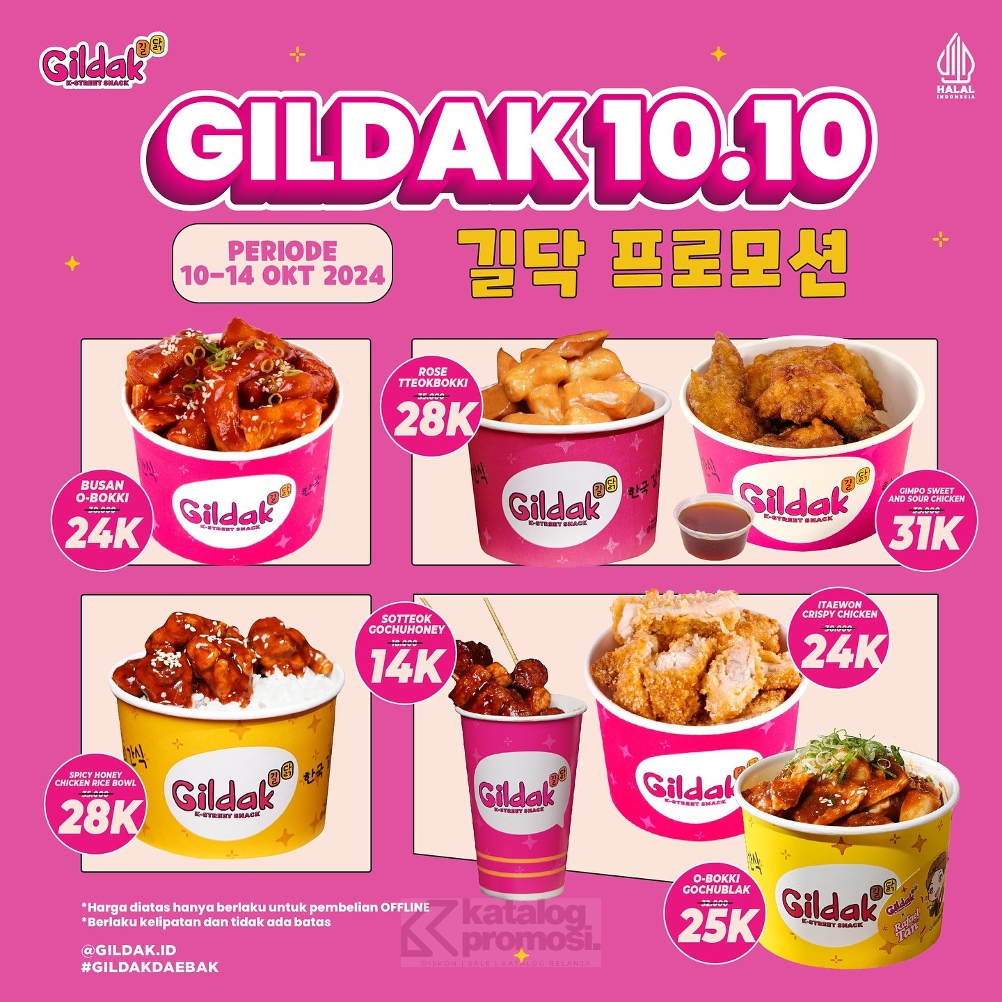 Promo Gildak 10.10 Deals mulai Rp. 14.000