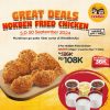 Promo Hokben Delivery HokBen Fried Chicken mulai Rp. 108.000 plus ada Gratisannya