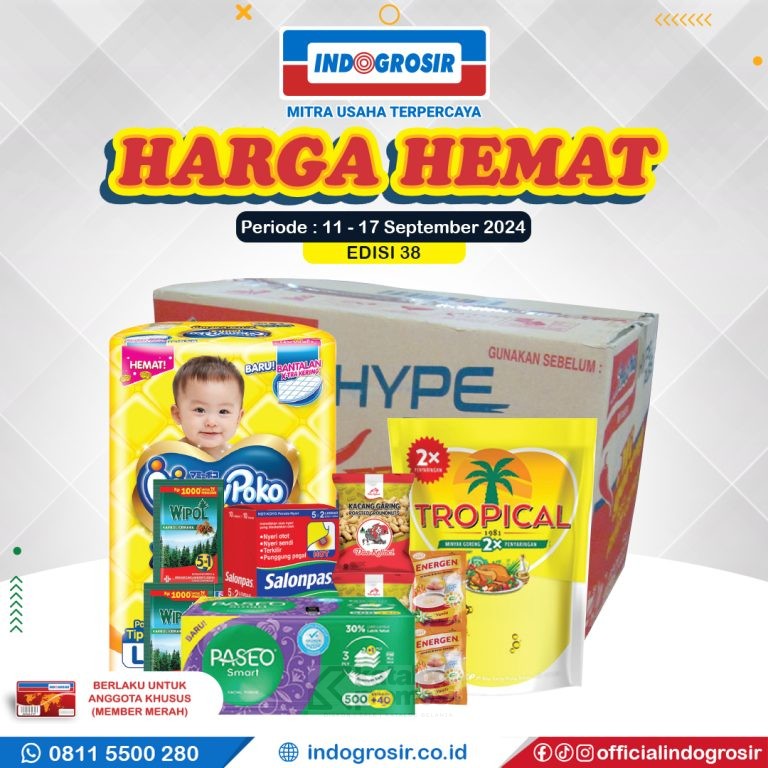 Promo Indogrosir Harga Hemat periode 11-17 SEPTEMBER 2024