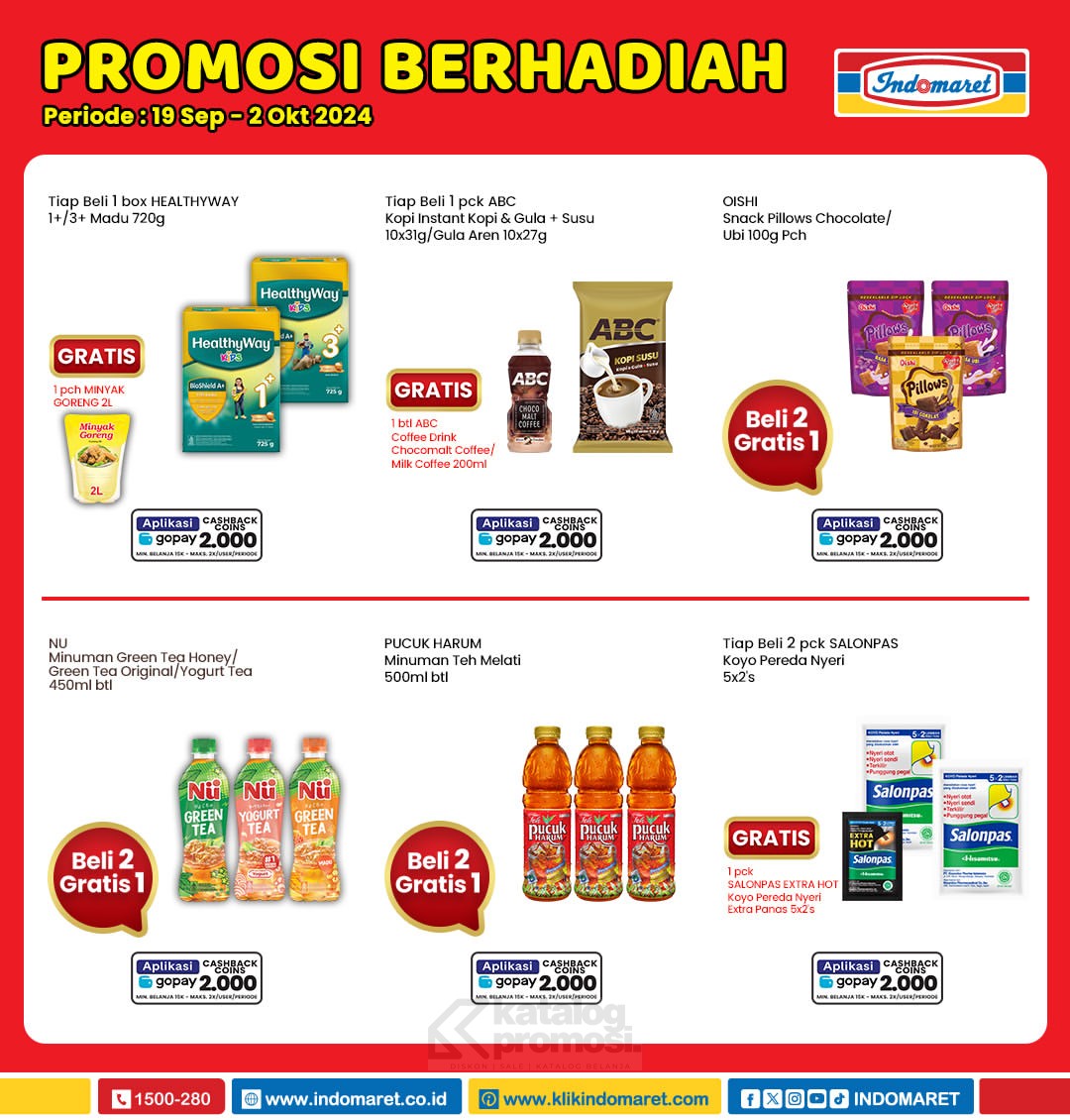 PROMO BERHADIAH INDOMARET BULAN INI 19 SEPTEMBER - 02 OKTOBER 2024