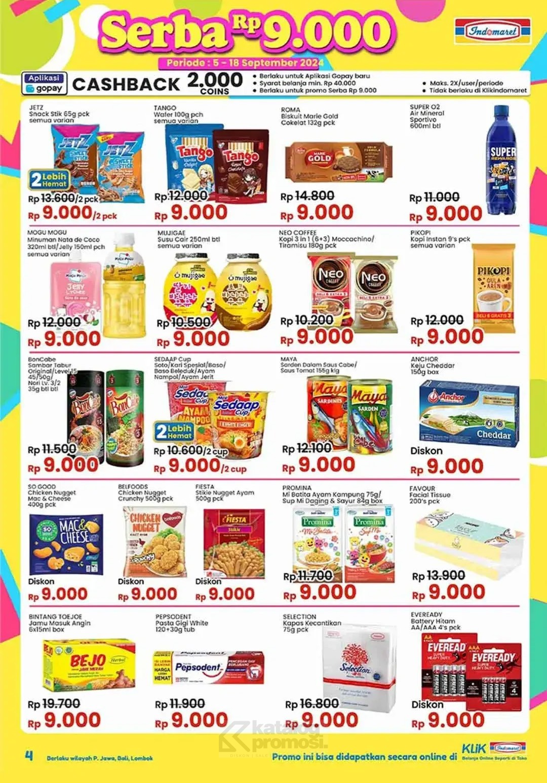 Katalog Promo JSM Indomaret 13-15 September 2024: Minyak Goreng 2L Rp 29.900, Teh Sosro Gratis