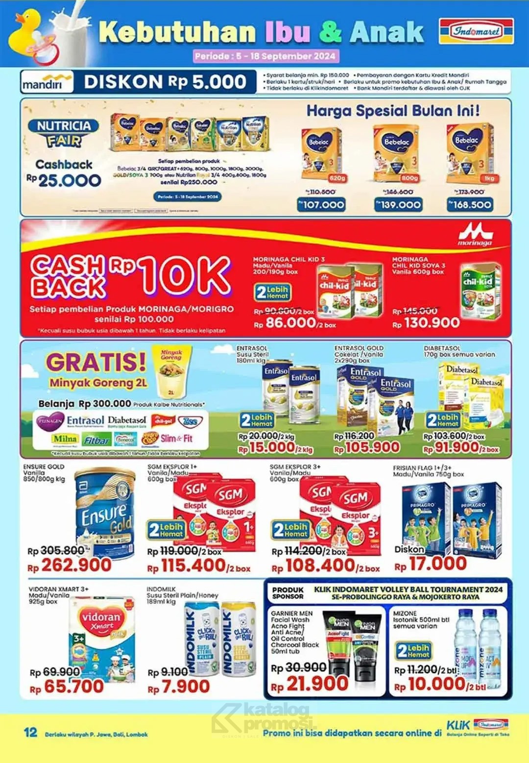 Katalog Promo JSM Indomaret 13-15 September 2024: Minyak Goreng 2L Rp 29.900, Teh Sosro Gratis