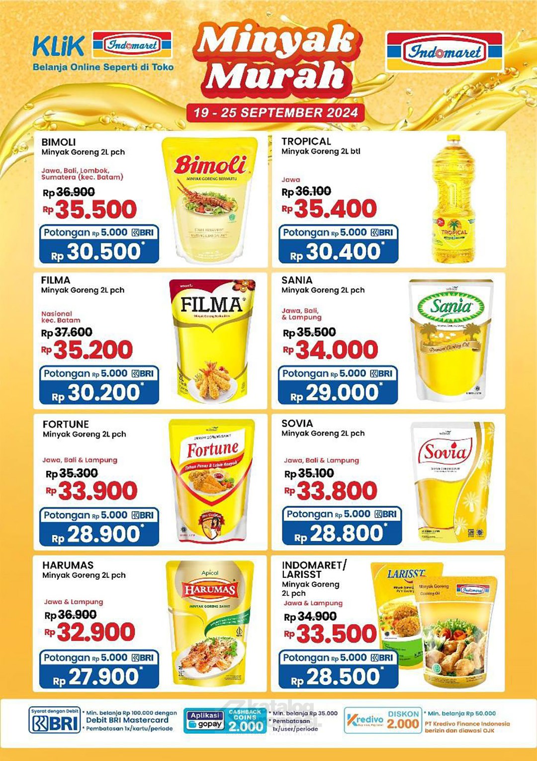 Promo INDOMARET MINYAK GORENG 19-25 SEPTEMBER 2024