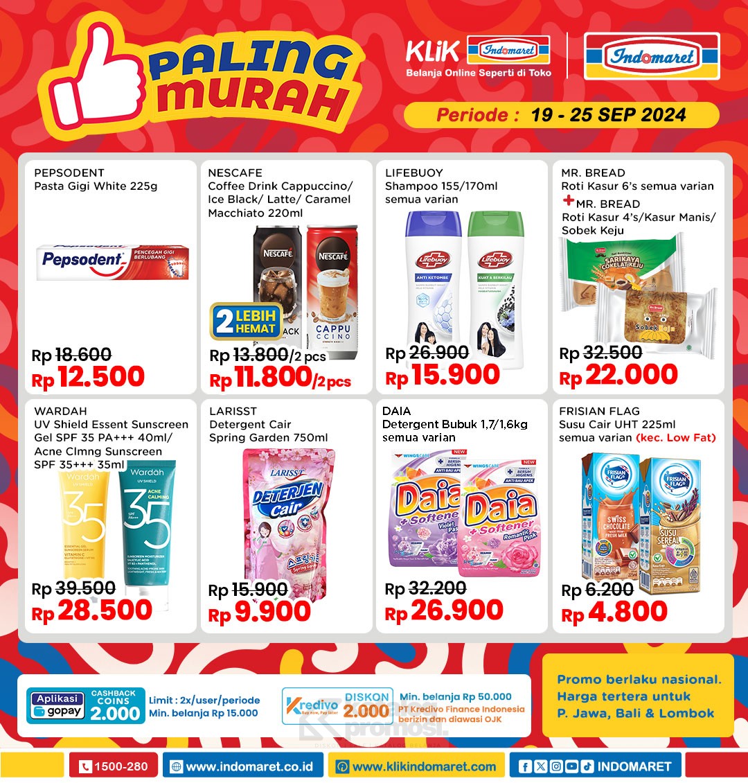 Promo INDOMARET PALING MURAH 19-25 September 2024