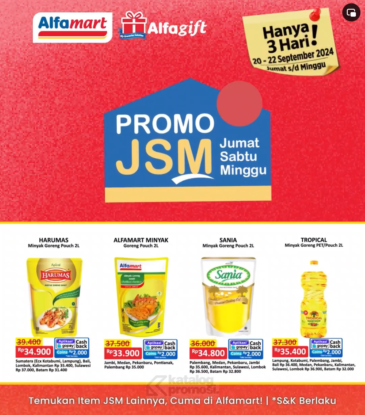 Promo JSM ALFAMART 20-22 SEPTEMBER 2024