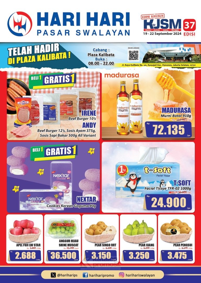 Promo JSM Hari Hari Swalayan 19-22 September 2024