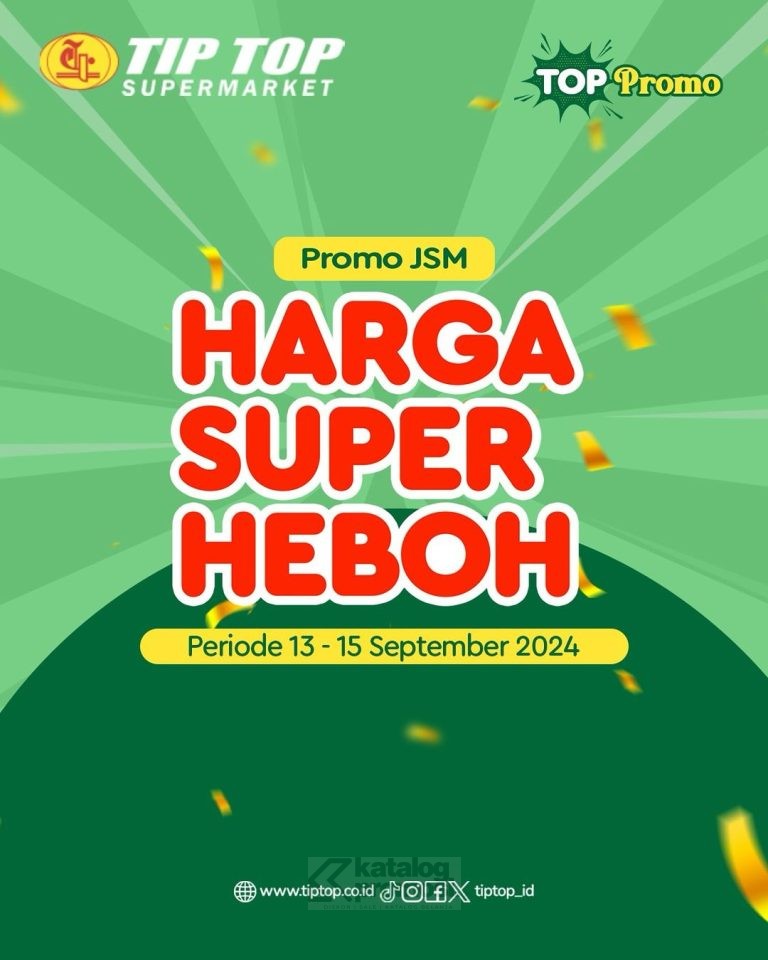 Promo JSM TIP TOP Swalayan 13-15 SEPTEMBER 2024